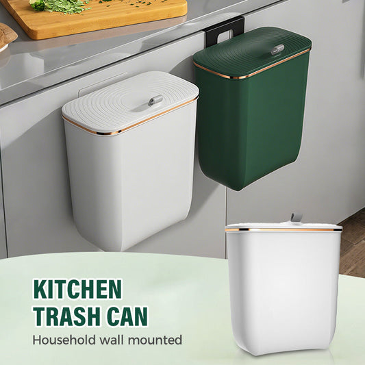 🗑️ 50% RABATT NU! 🏠 Väggmonterad Soptunna med Stor Kapacitet – Lukttät & Hygienisk – Perfekt för Kök, Badrum & Sovrum 🧹