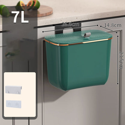 🗑️ 50% RABATT NU! 🏠 Väggmonterad Soptunna med Stor Kapacitet – Lukttät & Hygienisk – Perfekt för Kök, Badrum & Sovrum 🧹
