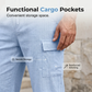 👔 50% RABATT NU! ☀️ Men Summer Linen Set – Loose Shirt & Cargo Shorts – Andningsbart & Stilrent – Perfekt för Sommaren 🌊