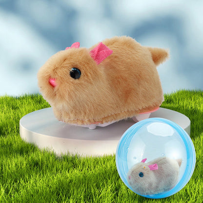 🐾 50% RABATT NU! 🎾 Interaktiv Plysch Djur Rullande Boll – Elektrisk Rullande Leksak – Perfekt för Barn & Katter – Söt Djurstyling & Säker Design 🐱