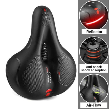 🚴 50% RABATT NU! 💨 Comfortable And Breathable Bicycle Saddle – Ventilerad & Ergonomisk – Perfekt för Långa Cykelturer – Ingen Smärta, Bara Njutning 🚲