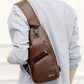 🎒 50% RABATT NU! 💼 Multifunktionell Läderväska för Män – Premium PU-läder & Justerbara Remmar – Perfekt som Present – Snygg & Praktisk ✨
