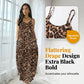 👗 50% RABATT NU! 🐆 Dam maxiklänning med leopardtryck och spaghettiband – flödande & lätt – Perfekt för strand, sommarfester eller djurvild vardagsstil – vild och elegant 🌊