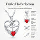 📿 50% RABATT NU! ✨ Infinity Heart Cross Necklace with Wing Pendant – Tro & Evig Kärlek – Perfekt Som Present & Personligt Smycke 💖