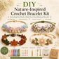 🧶 50% RABATT NU! 🌿 Naturinspirerat DIY-virkat Armbandskit – Skapa Bärbar Konst – Perfekt för Avkoppling & Kreativitet ✨