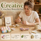 🧶 50% RABATT NU! 🌿 Naturinspirerat DIY-virkat Armbandskit – Skapa Bärbar Konst – Perfekt för Avkoppling & Kreativitet ✨