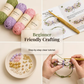 🧶 50% RABATT NU! 🌿 Naturinspirerat DIY-virkat Armbandskit – Skapa Bärbar Konst – Perfekt för Avkoppling & Kreativitet ✨