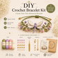🧶 50% RABATT NU! 🌿 Naturinspirerat DIY-virkat Armbandskit – Skapa Bärbar Konst – Perfekt för Avkoppling & Kreativitet ✨