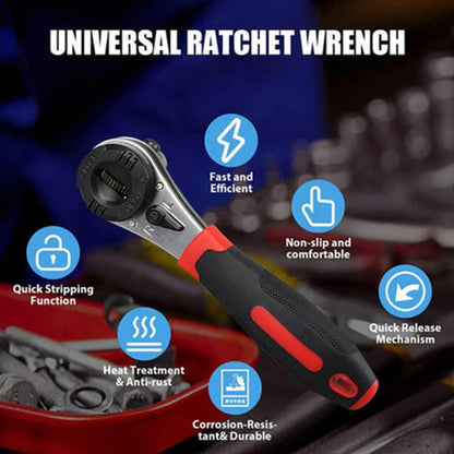 🔧 50% RABATT NU! 🛠️ Justerbar Spärrnyckel – 6–22mm & Stor Vridmoment – Perfekt för Hemmafixare, Mekaniker & Proffs – Rostskyddande Cr-V Stål 💪