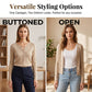 👚 50% RABATT NU! ☁️ Women's Cropped Cardigan – Lätt & Mjuk – Perfekt för Lager-på-lager – Tidlös Elegans ✨