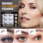 👁️ 50 % RABATT NU! ✨ Återanvändbara självhäftande falska fransar – ljusfri applicering, sömlöst naturligt utseende & 3 par – perfekt för snabb glamour 💄