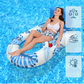 🏊 50% RABATT! 🌊 Premium Inflatable Pool Float Lounger – Ergonomisk Ryggstöd & Bekväm – Perfekt för Avkoppling i Poolen ☀️
