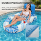 🏊 50% RABATT! 🌊 Premium Inflatable Pool Float Lounger – Ergonomisk Ryggstöd & Bekväm – Perfekt för Avkoppling i Poolen ☀️