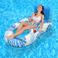🏊 50% RABATT! 🌊 Premium Inflatable Pool Float Lounger – Ergonomisk Ryggstöd & Bekväm – Perfekt för Avkoppling i Poolen ☀️