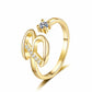 💍 50% RABATT! ✨ Justerbar Glittrande Initialring för Kvinnor – Välj Din Egen A–Z – Perfekt Som Present & Personlig Accessoar 🌸