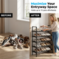 👟 50% RABATT NU! 🏠 Multilager Skoförvaringshylla – Hög Kapacitet & Stabil – Snabb Montering Utan Verktyg – Perfekt för Hall, Sovrum & Garage ✨