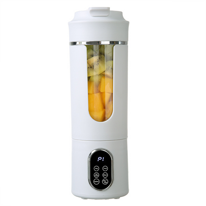 🥤 50% RABATT NU! ⚡ Multifunktionell Portabel Trådlös Blender – 12 Blad & 4 Hastigheter – Självstädning – 530 ml – Perfekt för Resor, Gym & Utomhus 🏕️