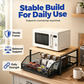 🏠 50% RABATT NU! ☕ 2-plans Mikrovågsugnsställ – Frigör Köksyta med Smart Förvaring – Perfekt för Kaffehörn, Småköp & Studentkök 🧺