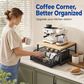 🏠 50% RABATT NU! ☕ 2-plans Mikrovågsugnsställ – Frigör Köksyta med Smart Förvaring – Perfekt för Kaffehörn, Småköp & Studentkök 🧺
