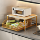 🏠 50% RABATT NU! ☕ 2-plans Mikrovågsugnsställ – Frigör Köksyta med Smart Förvaring – Perfekt för Kaffehörn, Småköp & Studentkök 🧺