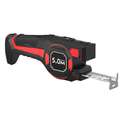 📏 50% RABATT NU! 🔦 2-in-1 Tape Measure with Laser Guide – Dubbel Laser & Auto Lock – Perfekt för Hemrenovering, Byggnation & DIY 🛠️