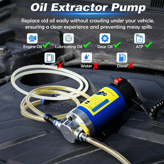 🚗 50 % RABATT NU! ⛽ Portable engine oil transfer pump – ren kopparmotor & aluminiumlegering – perfekt för oljebyte och vätskeöverföring – kompakt & portabel 🔧