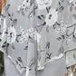 👗 50% RABATT NU! 🌸 Women's Floral Print Cape Bodycon Dress – Elegant Cape Overlay & Bodycon Fit – Perfekt för Bröllop, Fester & Speciella Tillfällen ✨
