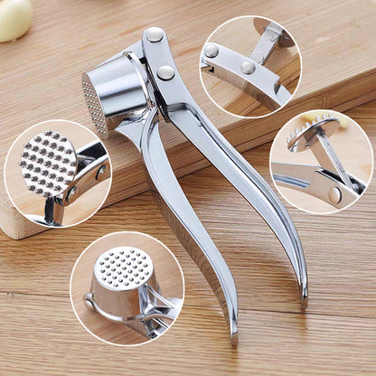 🧄 50 % RABATT NU! ⚡ Vitlökspress – pressa med ett tryck för slät, finhackad vitlök – ingen kvardröjande lukt, håll händerna rena – perfekt för köket 🍳