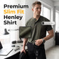 👕 50 % RABATT NU! ☀️ Herr casual kortärmad skjorta – lätt, luftig & skapad för soldränkta dagar – perfekt för sommar och semester 🏖️