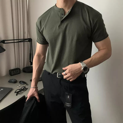 👕 50 % RABATT NU! ☀️ Herr casual kortärmad skjorta – lätt, luftig & skapad för soldränkta dagar – perfekt för sommar och semester 🏖️