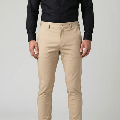 👖 50% RABATT NU! 🏃 Pro-Favorite Men's Ultra-Stretch Slim Fit Pants – 4-vägs Stretch & Andningsbart – Perfekt för Arbete, Kontor & Vardag – Skrynkelfria ✅