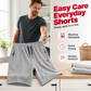 🩳 50% RABATT NU! ☀️ Herr Casual Dragsko 3/4 Shorts – Andningsbara & Lätta – Perfekt för Strand, Träning & Vardag – Dragkedjeficka 🌊