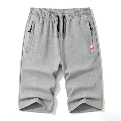 🩳 50% RABATT NU! ☀️ Herr Casual Dragsko 3/4 Shorts – Andningsbara & Lätta – Perfekt för Strand, Träning & Vardag – Dragkedjeficka 🌊