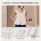 👚 50% RABATT NU! 🌸 Women's Vintage Square Neck Sleeveless Top – Delikat Spets & Sval Komfort – Perfekt för Sommar, Brunch & Semester – Mjuk & Andningsbar ☀️