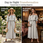 👗 50% RABATT NU! 🌊 Off‑Shoulder Maxiklänning med Midjeknut – Justerbar & Andningsbar – Perfekt för Dag till Kväll ☀️