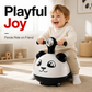 🐼 50% RABATT NU! 🎵 Panda Baby Gungbil med Musik och Ljus – Säker & Stabil – Perfekt för Småbarn – Tysta Hjul & BPA-fritt Material 🧸