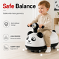 🐼 50% RABATT NU! 🎵 Panda Baby Gungbil med Musik och Ljus – Säker & Stabil – Perfekt för Småbarn – Tysta Hjul & BPA-fritt Material 🧸