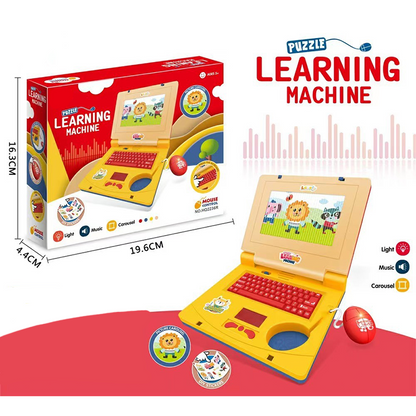 💻 50 % RABATT NU! 🧸 Interaktiv leksaksdator – med ljus, ljud och lärorika spel – som främjar kreativitet och motorik genom lek 🎵