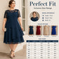 👗 50 % RABATT NU! 🌸 Women's Elegant Plus Size Tiered Dress – spetsdetaljer, hög midja & perfekt för alla tillfällen ✨
