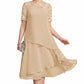👗 50 % RABATT NU! 🌸 Women's Elegant Plus Size Tiered Dress – spetsdetaljer, hög midja & perfekt för alla tillfällen ✨