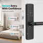 🔐 50% RABATT NU! 🖐️ Smart Fingeravtrycks Dörrlås för Inomhus Trädörrar – Ingen Borrning Krävs – Biometrisk Teknik & Enkel Installation – Perfekt för Hem, Hyresrum & Gästrum 🏠