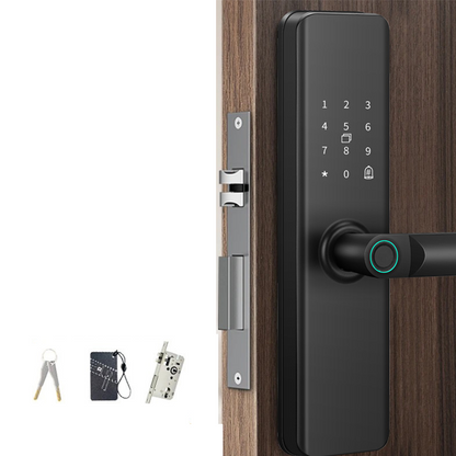 🔐 50% RABATT NU! 🖐️ Smart Fingeravtrycks Dörrlås för Inomhus Trädörrar – Ingen Borrning Krävs – Biometrisk Teknik & Enkel Installation – Perfekt för Hem, Hyresrum & Gästrum 🏠