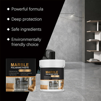 🛡️ 50 % RABATT NU! ✨ Marmorpasta för bänkskivor och stenytor – återställer glans, tar bort repor & skapar skyddande barriär – perfekt för marmor, granit och kalksten 🏡