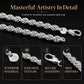 🐉 50 % RABATT NU! ⛓️ Trendiga armband och halsband – metalllegering med drakskal-design – för män och kvinnor 🔥