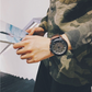 ⌚ 50 % RABATT NU! 💼 Herr casual kvartsur med stor urtavla – sportig design, konstläder & 3 färger ✨