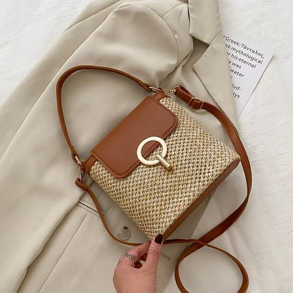 👜 50 % RABATT NU! 🌾 Damstråhatt – handflätad, lätt & 3 bärstilar – perfekt för sommaren ✨