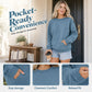 👚 50 % RABATT NU! ☁️ Oversized-tröja med rund hals för dam – mysig, rymlig & perfekt för avslappnade dagar ✨