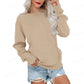 👚 50 % RABATT NU! ☁️ Oversized-tröja med rund hals för dam – mysig, rymlig & perfekt för avslappnade dagar ✨