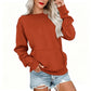 👚 50 % RABATT NU! ☁️ Oversized-tröja med rund hals för dam – mysig, rymlig & perfekt för avslappnade dagar ✨
