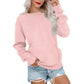 👚 50 % RABATT NU! ☁️ Oversized-tröja med rund hals för dam – mysig, rymlig & perfekt för avslappnade dagar ✨